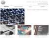 Picture of my first portfolio website